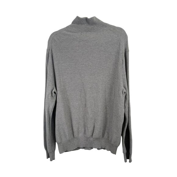 Polo Ralph Lauren Pima Cotton Quarter Zip Sweater Preppy Office Mens Size XXL - Picture 7 of 7